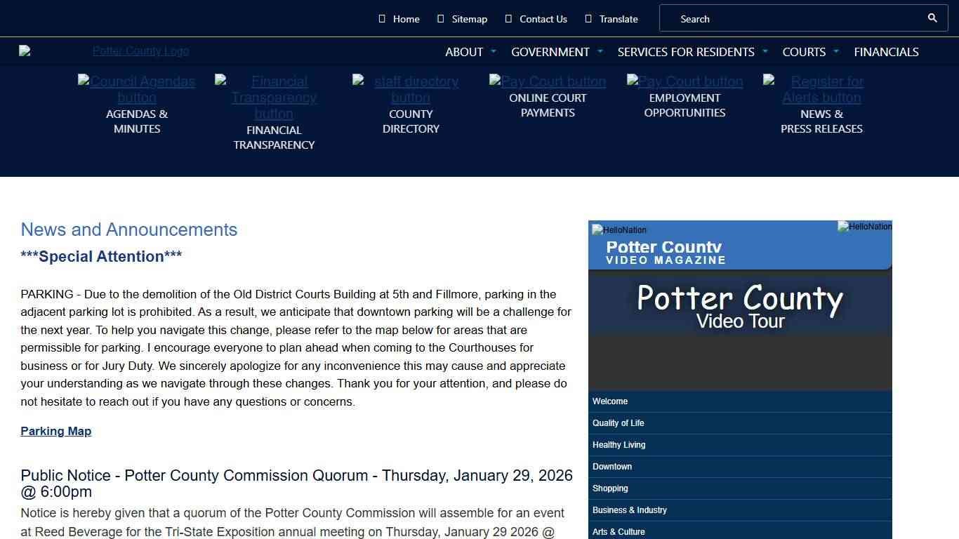 Potter County Home Potter County, Texas